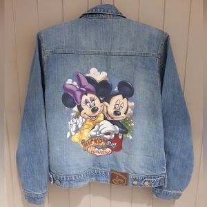 Vintage Mickey and Minnie Mouse Jean Jacket